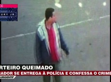 Homem que ateou fogo em porteiro se entrega à polícia