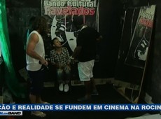 Moradores transformam casa abandonada em estúdio