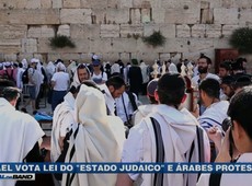 Árabes protestam contra nova lei de Israel