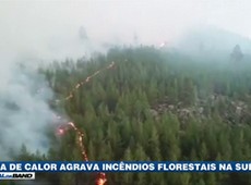 Onda de calor agrava incêndios na Suécia