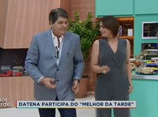 Datena se solta e requebra ao som de Anitta
