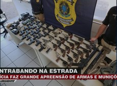 Polícia faz grande apreensão de armas e munições