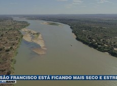 Rio São Francisco está ficando mais seco e estreito