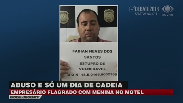 Empresário é flagrado com menina de 13 anos em motel