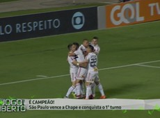 Tricolor vence a Chape e conquista o 1º turno do Brasileiro
