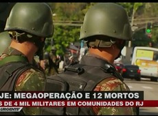 Megaoperação termina em 12 mortes no RJ