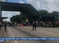 Homens da Força Nacional vão para as ruas de Pacaraima