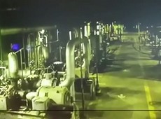 Explosão na Replan é flagrada por câmeras