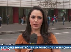SP: Seis estações do Metrô terão postos de vacinação