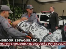Vendedor é esfaqueado após briga por sacola plástica