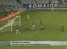 Cruzeiro vence o Santos em casa e foca na Copa do Brasil