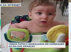 Catia mostra vídeos fofos em homenagem ao Dia das Crianças