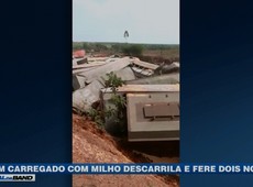 Descarrilamento de trem deixa duas pessoas férias no MS