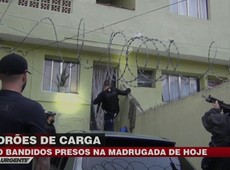 Ladrões de carga foram presos após operação da polícia