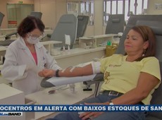 Hemocentros estão em alerta devido a baixos estoques