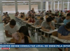 Estudantes devem consultar local de prova do Enem