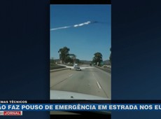 Avião faz pouso de emergência em estrada nos EUA