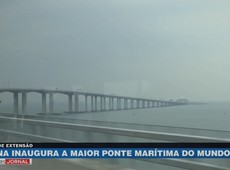 China inaugura a maior ponte marítima do mundo