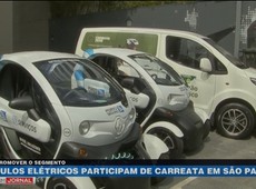 Veículos elétricos participam de carreata em SP