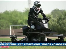 Polícia de Dubai testa ‘motos voadoras’