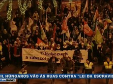 15 mil húngaros vão às ruas contra ‘Lei da Escravidão’