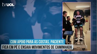 Resultado de imagem para Santa Casa no RS recebe aparelho inédito que ajuda doente a andar de nov