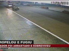Catador é atropelado e motorista foge