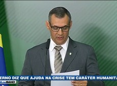 Governo diz que ajuda na crise tem caráter humanitário