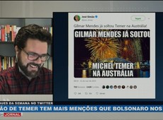 Prisão de Temer domina menções no Twitter