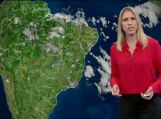 Nuvens carregadas se espalham entre Sudeste e Nordeste
