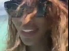 Serena Williams se surpreende com porcos em mar nas Bahamas