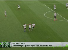 Seca de gols: Corinthians chega a quatro jogos sem marcar