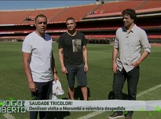 Denilson visita o Morumbi e relembra despedida do clube