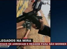 Policiais se arriscam e reagem para não morrer