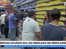 Genéricos ocupam 34% do mercado de medicamento