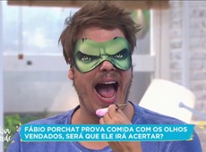 Prova do paladar: Catia e Porchat tentam acertar sabores