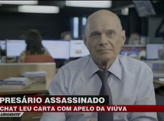Relembre: Boechat lê carta de viúva de empresário morto