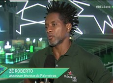 Zé Roberto vira referência fora de campo no Palmeiras
