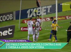 Em jogo morno, São Paulo só empata com Avaí