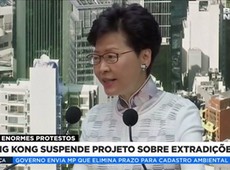 Hong Kong suspende projeto sobre extradições