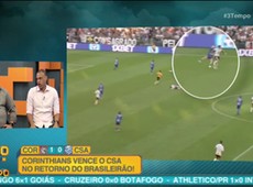 Comentaristas discutem lance polêmico de lateral Fagner