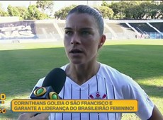 Corinthians goleia o São Francisco e reassume liderança