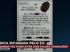 Médica é difamada pelo ex-marido em panfletos