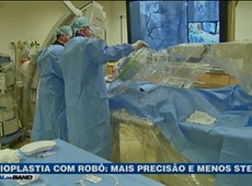 Angioplastia com robô garante mais precisão e menos stents