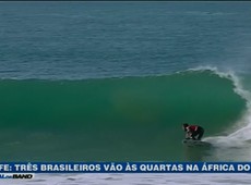 No surfe, três brasileiros vão às quartas na África do Sul