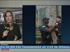 Polícia do RJ faz transmissão ao vivo de operação