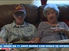 Casal unido há 71 anos morre com horas de diferença