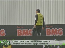 Satisfeito, Carille não deve mexer no time contra o Fla