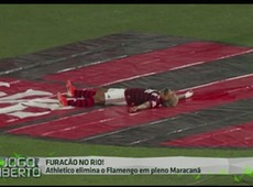Athletico-PR elimina Flamengo diante de um Maracanã lotado