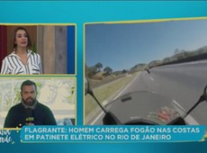 Motociclista sobrevive a batida impressionante